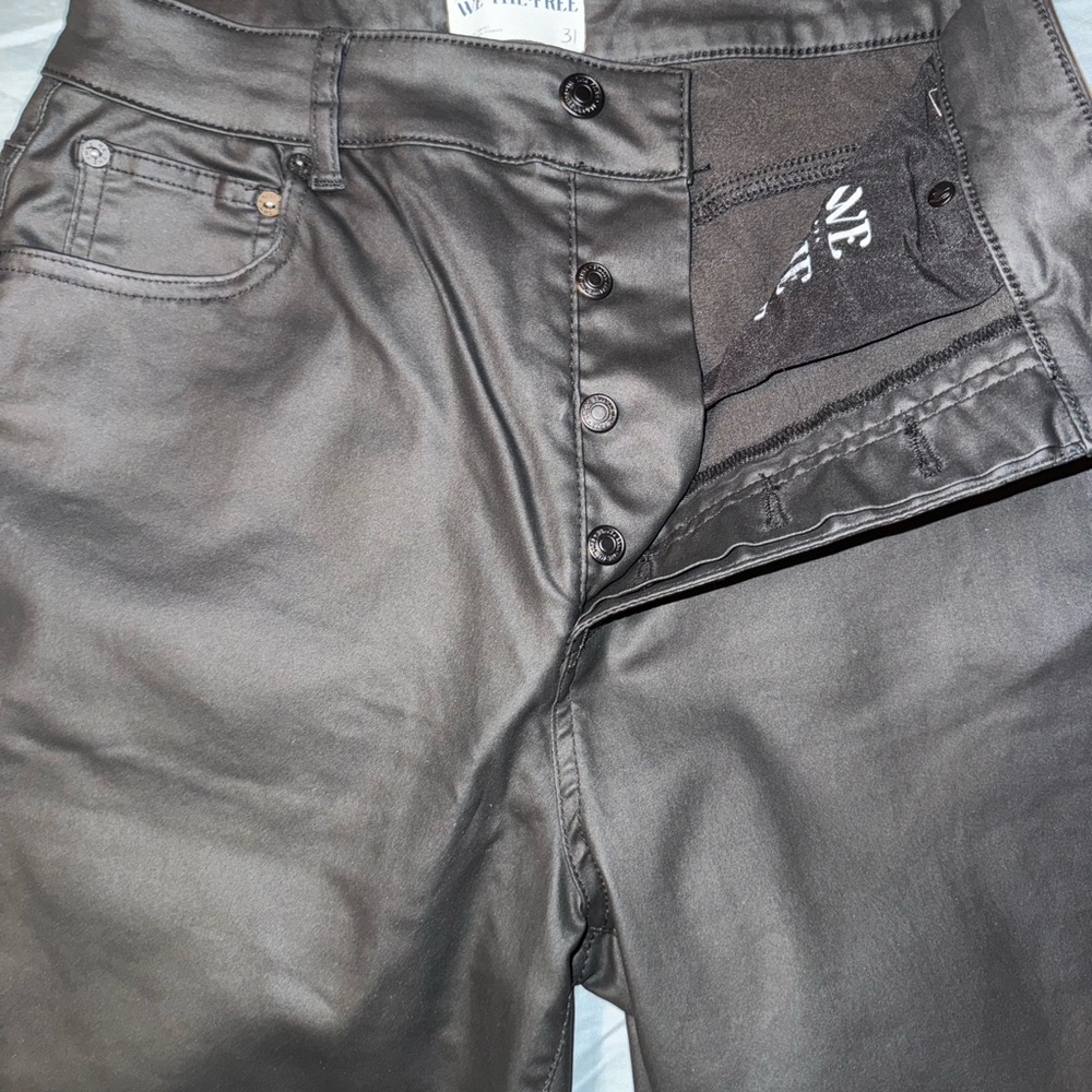 Black Coated Jeans